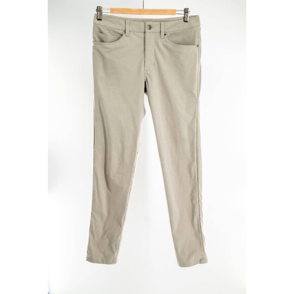 Lululemon Men's ABC Pant Slim *Warpstreme  Riverstone | 28 - Picture 3 of 13